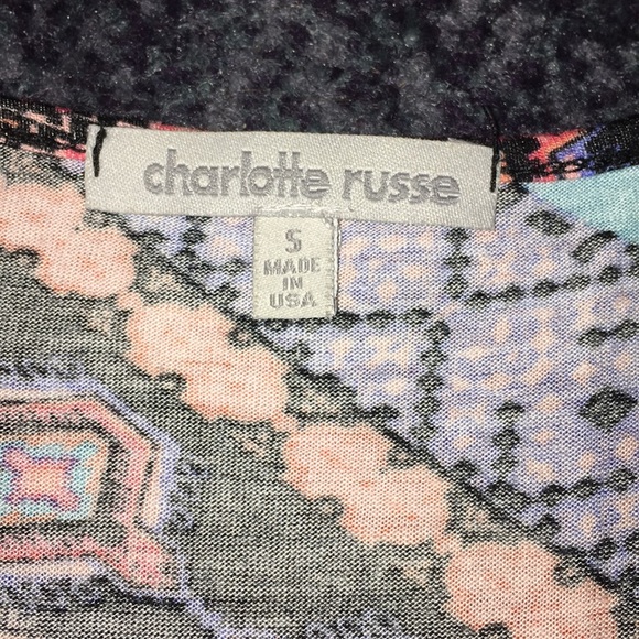 Charlotte Russe tie tank - Picture 2 of 3